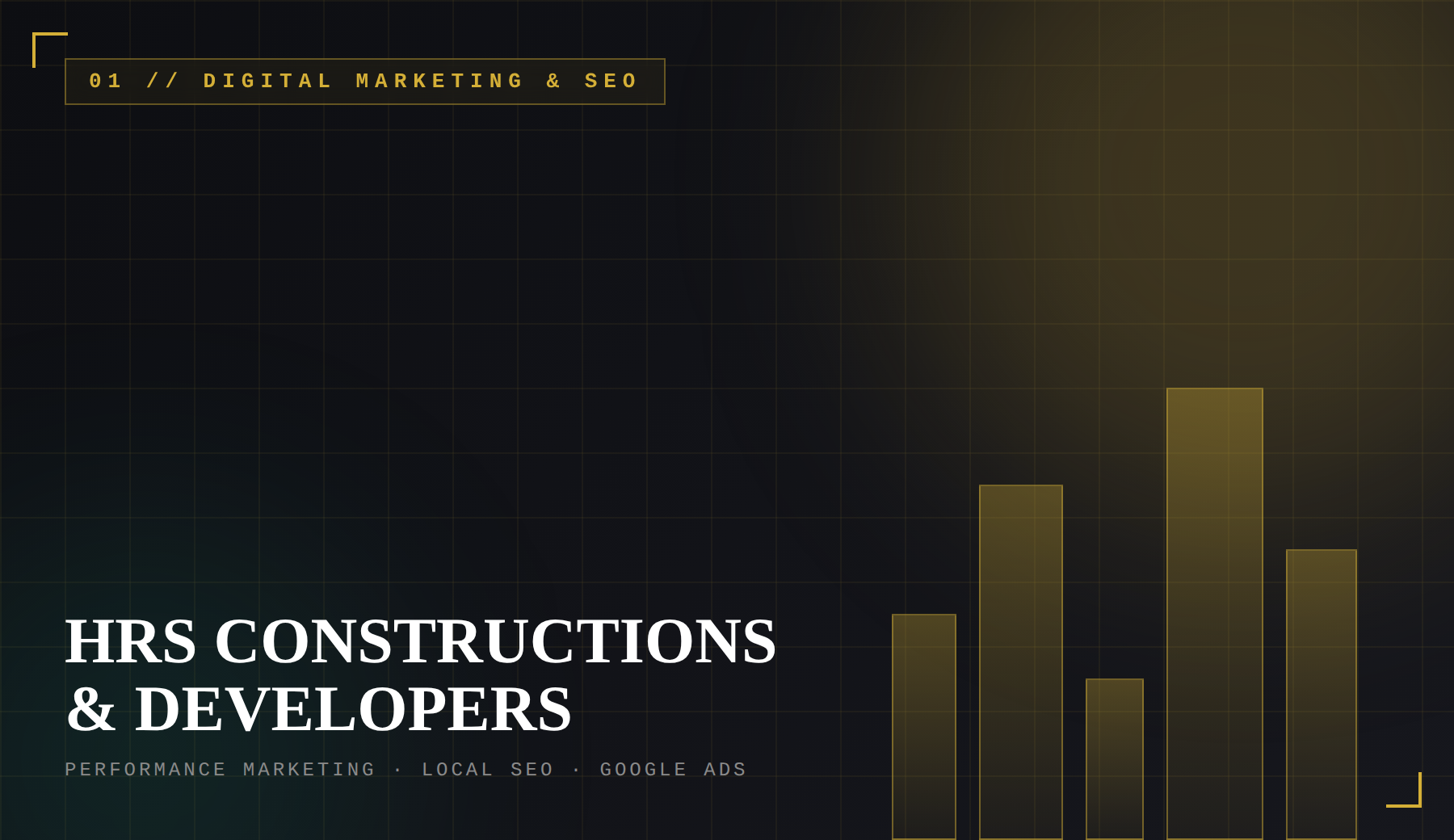 HRS Constructions and Developers Website Visual